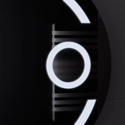 LED Round Mirror, 60cm, Visio MotionGlow Marcello, Demister System, Clock & Thermometer, Cosmetic Magnifier, Dimmable
