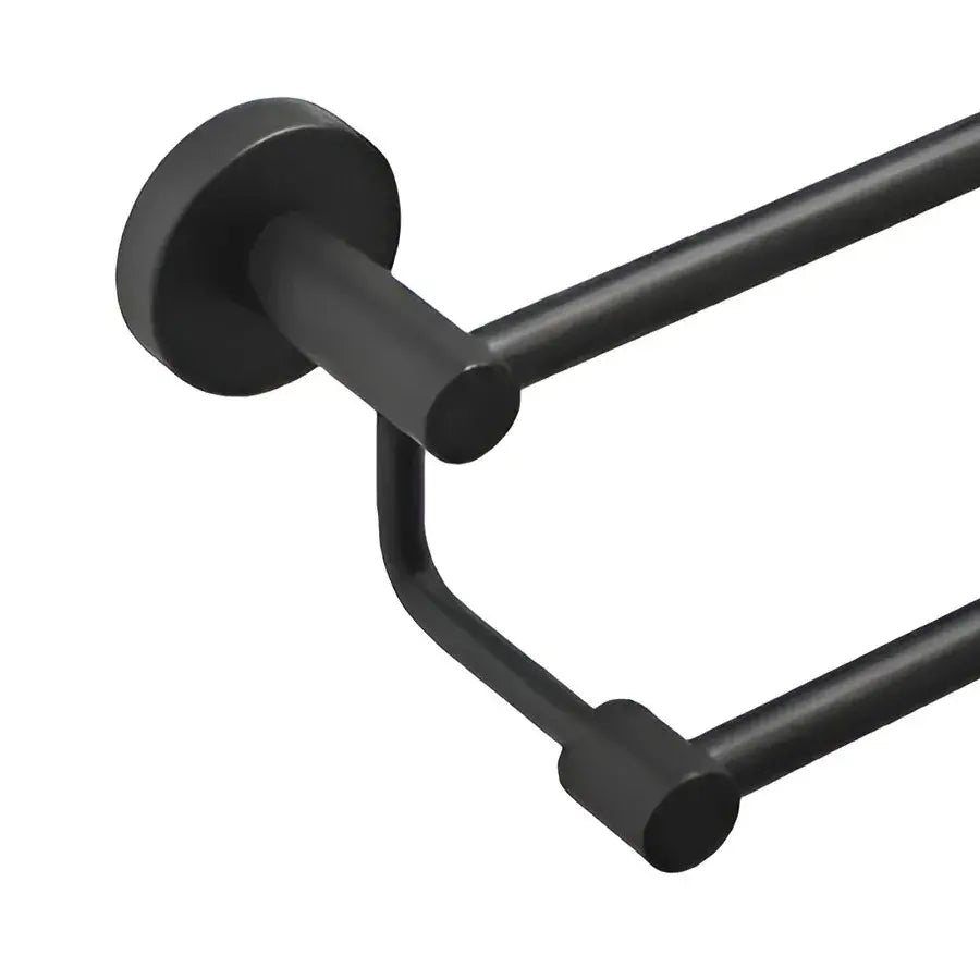 Double Towel Holder Black GJ/203B