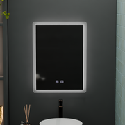 Alecsidra Touch LED Mirror with Defog System 45X60cm