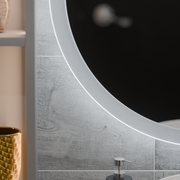 Round LED mirror 70cm noxia touch system unknown disabling