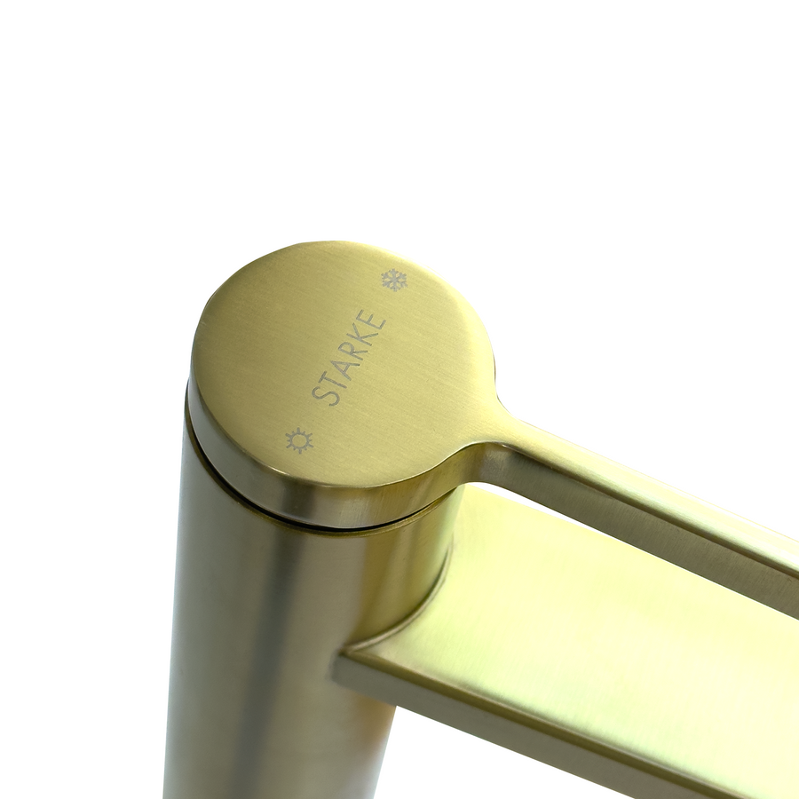 Basin Faucet, Sanitary Brass, Gold, 7207H/D