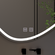 Touch Quassare LED mirror 90x65 cm