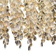 Crystal LED Chandelier LLC213/400GD Round, 22W, Cold/Warm/Neutral Light, Crystal, Gold
