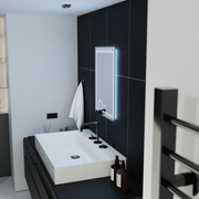 Mirror LED rectangular 60x80cm Magia Canto Touch System Dimable Defrition