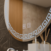 Rectangular LED mirror 70cm orhina touch system disabling