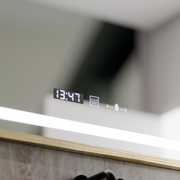 Mirror LED rectangular 50x70cm ECLAT MOTIONGLOW MARCELLO DISPUTS & TERMETER LUBA COSMETICA DIMABIL