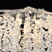 Crystal Chandelier CC8080/D800CH, 9x E14, Diameter 49cm, Chrome