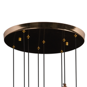 LED Crystal Chandelier 22W, Warm/Neutral/Cold Light, Diameter 25cm Gold CM510/H150XW35