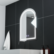 Arched LED mirror 60x80cm, Arco Touch, Demister System, Dimmable