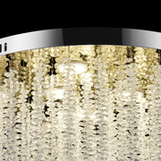 Crystal LED Chandelier LLC215/400WH Round, 22W, Cold/Warm/Neutral Light, Crystal, Gold