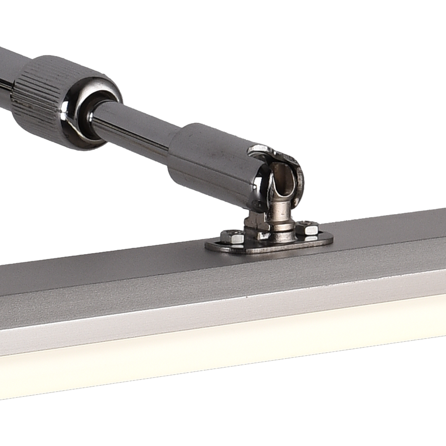 Bathroom LED wall light, BALATON, 11W, linear, Neutral light, Shiny Chrome