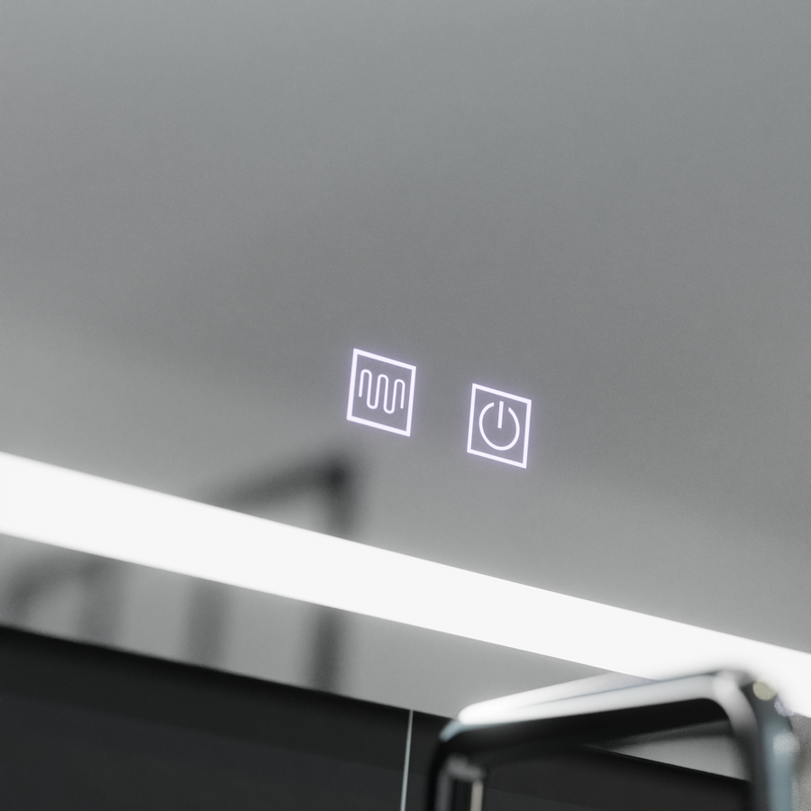 Arched LED mirror 60x80cm, Arco Touch, Demister System, Dimmable