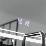 Mirror LED rectangular 50x70cm Touch Koven Disabling System
