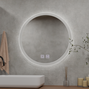 Round LED mirror 70cm noxia touch system unknown disabling