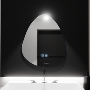 Organic LED mirror 80x60cm, Fluido Touch, Demister System, Dimmable