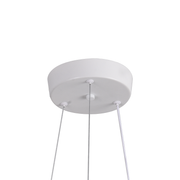 Luminis PRISM LED Chandelier, Crystal and Metal, 4 Circles, Dimmable, Adjustable Height, Cold/Warm/Neutral Light, Luxurious Lighting