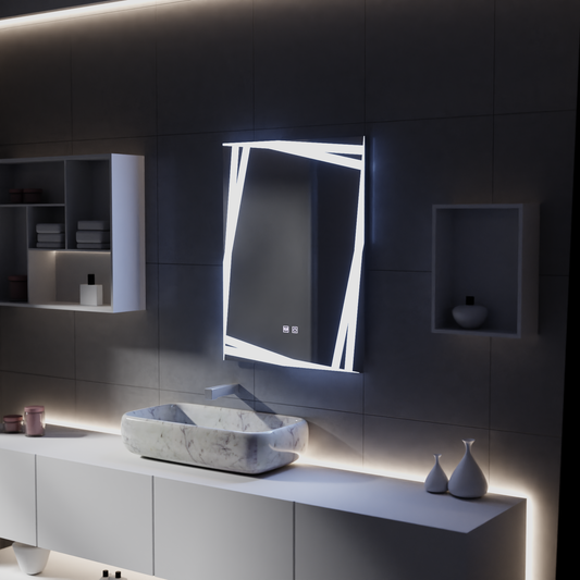 LED Touch Mirror Infinitum Defog System 60X80cm