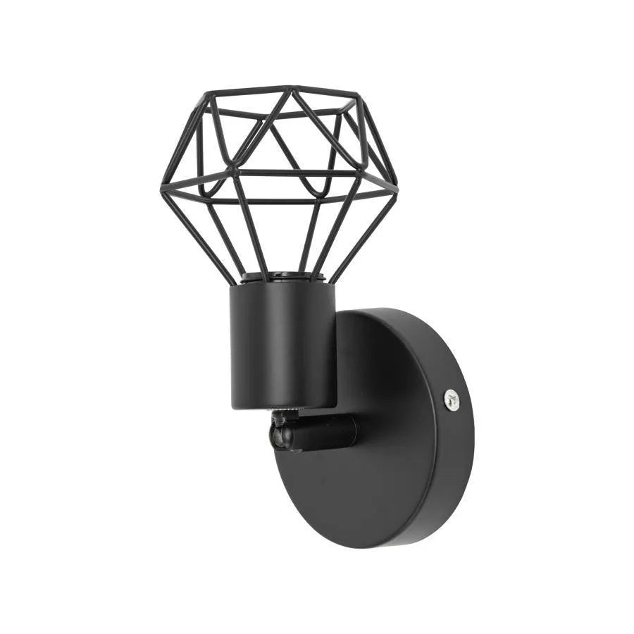 Adena Wall Lamp 1x E27 Black