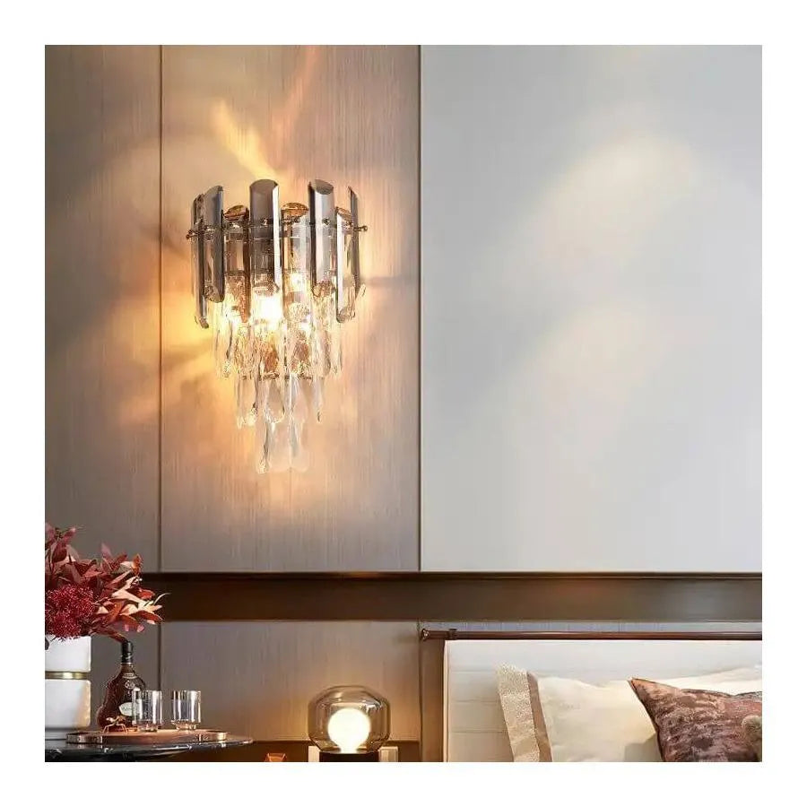 Cristal Mayra lamp 2x E14 Gold