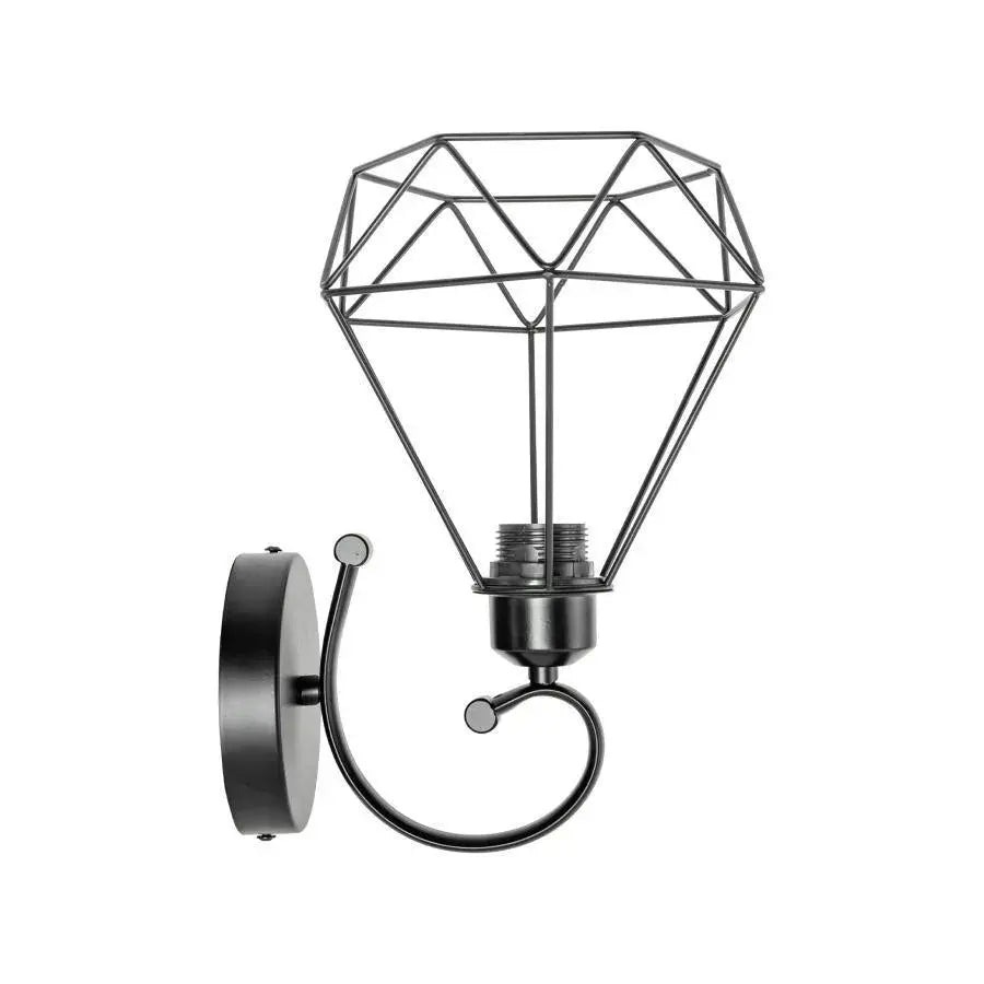 Karsyn Wall Lamp, 1*E27, Metal, Black