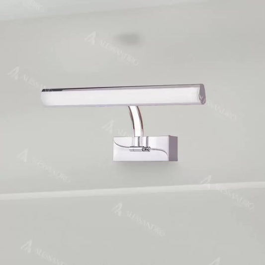 Georgi Bathroom LED Wall Light, 24W, Silver