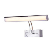 Ginna LED Bathroom Wall Light, 12W, Silver