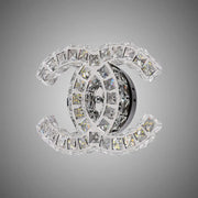 LED wall light with YANIRA crystal 28W, Cold/Warm/Neutral light, Shiny Chrome