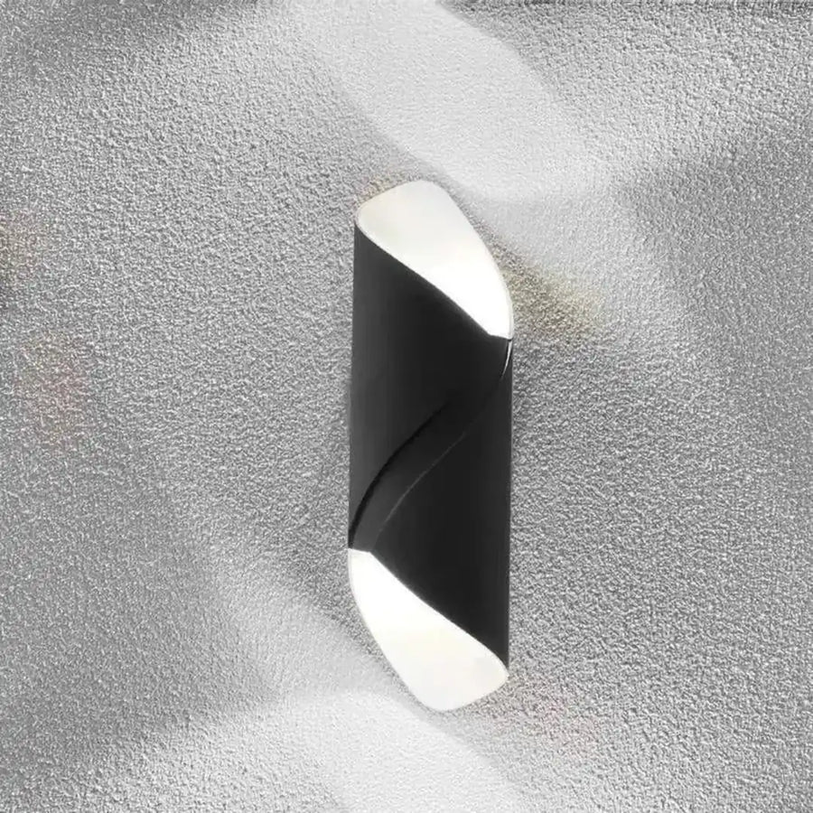 Gamze 10W IP65 Outdoor LED Wall Light Black