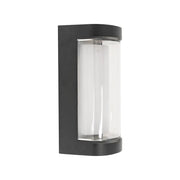 Han Outdoor LED Wall Lamp, 12W, Metal, Black