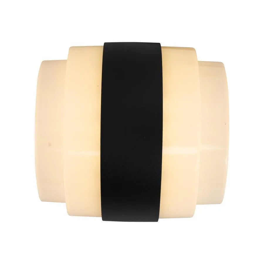 Outdoor Meras LED wall light, 12W, Black, 3000K, Fantas
