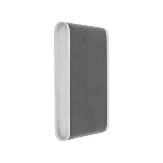 Velsi Outdoor LED Wall Light, 12W, Metal, Black