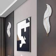 LED wall lamp Esther, wedge shape, 36W, 87cm White/Gold