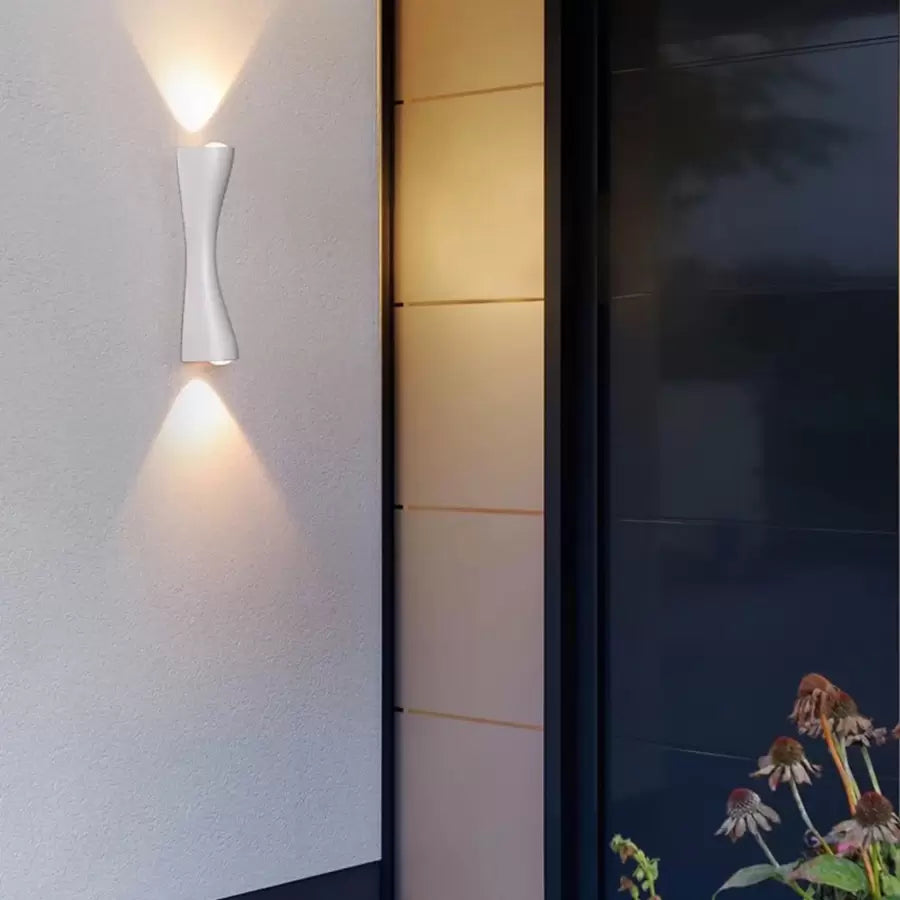 Augustine 6W Outdoor LED Wall Light White