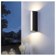 Berfin Outdoor LED wall light, 7W, 3000K, Black, Metal