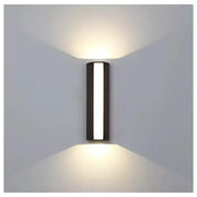 Berfin Outdoor LED wall light, 7W, 3000K, Black, Metal