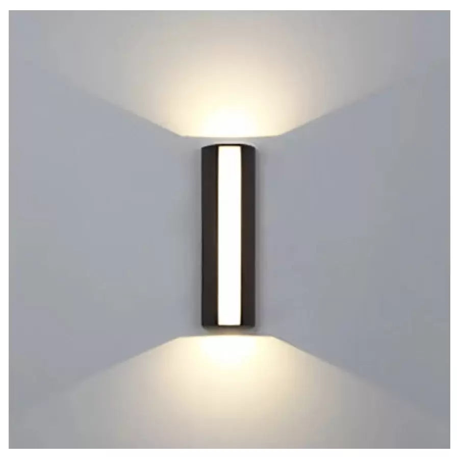 Berfin Outdoor LED wall light, 7W, 3000K, Black, Metal