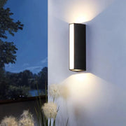 Carina Outdoor LED Wall Lamp, 20W, Black, 3000K, Metal