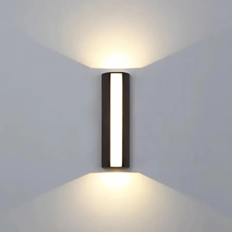 Carina Outdoor LED Wall Lamp, 20W, Black, 3000K, Metal