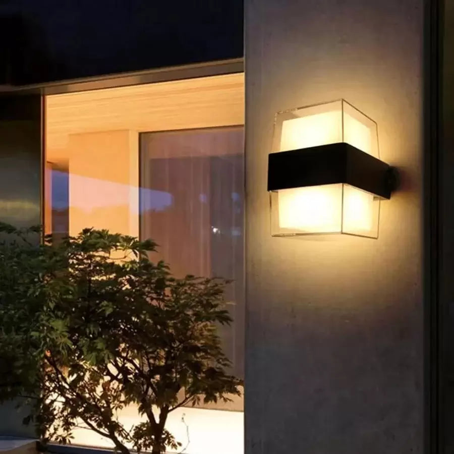 LED Outdoor Wall Lamp Kennedy 12W Black White