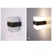 LED Outdoor Wall Lamp Kennedy 12W Black White