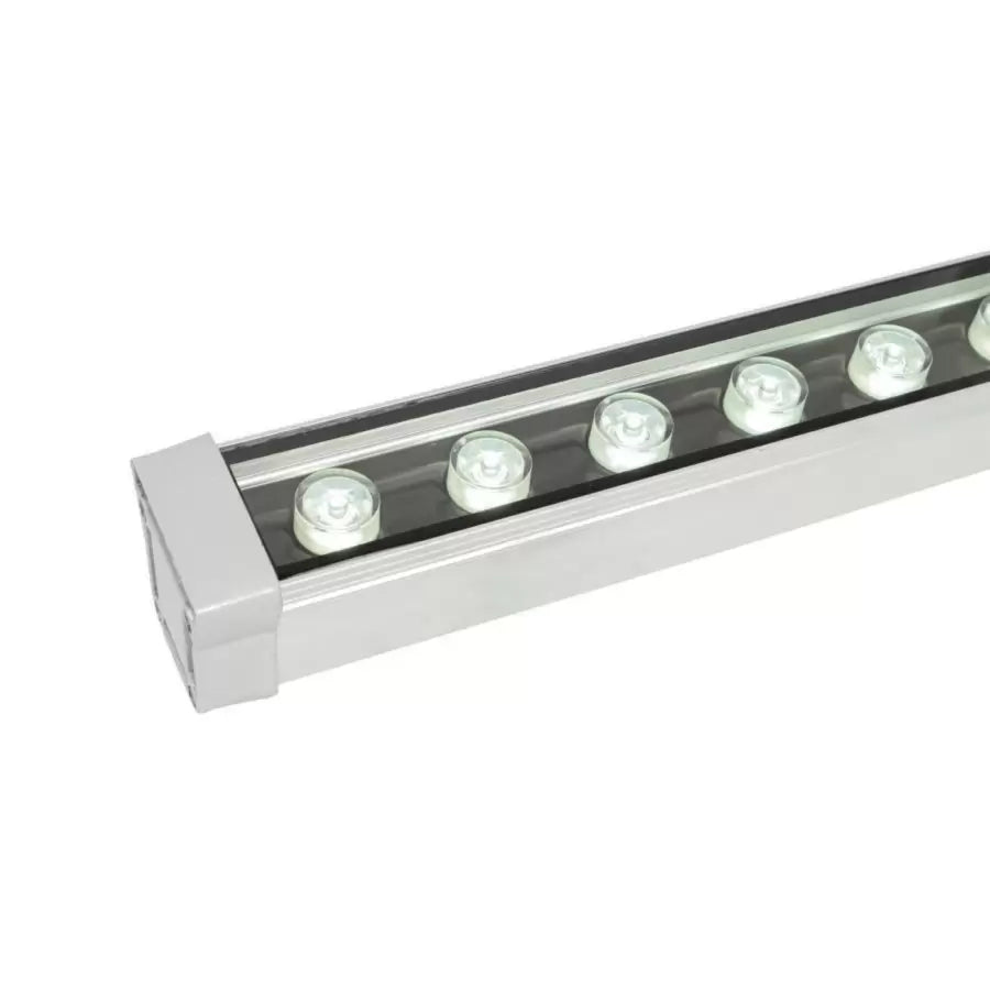 Alethea 24W RGB Outdoor LED Linear Floodlight Silver
