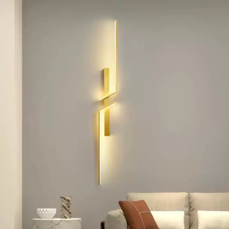 LED Wall Lamp Gavin 18W White Gold