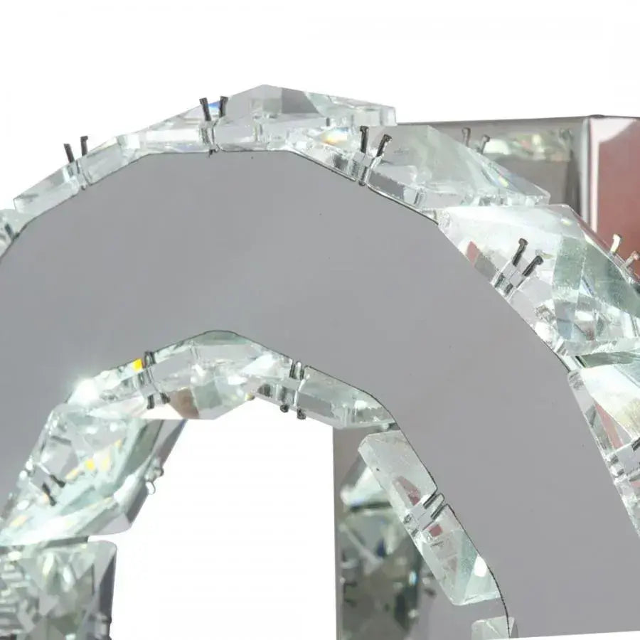 LED crystal chandelier MAJORA 8W, Diameter 20cm, Cold/Warm/Neutral light, Shiny Chrome
