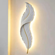 LED Wall Lamp Pena 25W 63cm White Gold