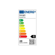 LED strip R2835 9.6W/m 12V 5m IP20 2700K