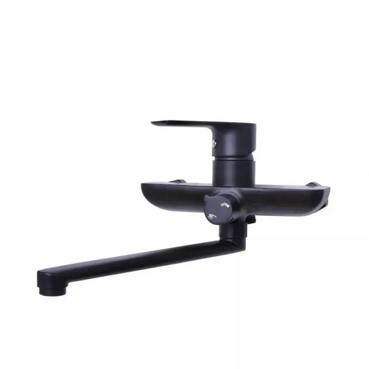 Wall Faucet, SUS304 Stainless Steel, Black, LJS/223B