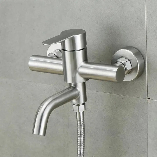 Bathroom Faucet, SUS304 Stainless Steel, Satin, N/LY0C1 Faucets & Shower Columns Default Title Alessandro Design