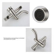 Bathroom Faucet, SUS304 Stainless Steel, Satin Finish, N/LY0C1