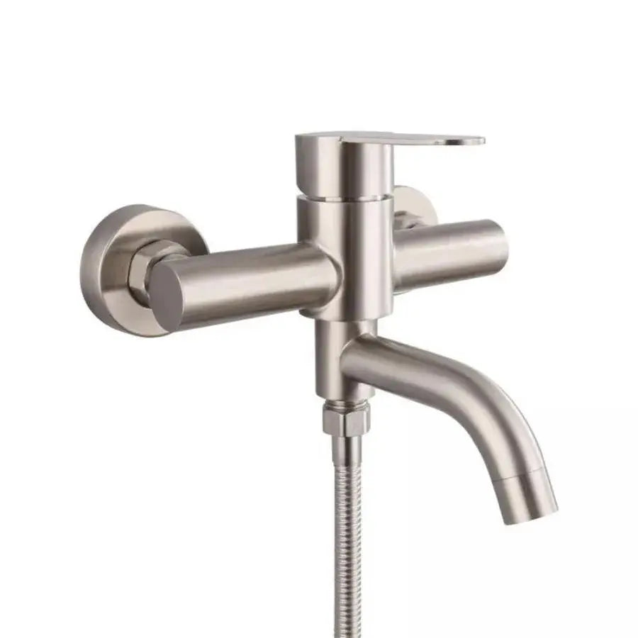 Bathroom Faucet, SUS304 Stainless Steel, Satin Finish, N/LY0C1