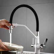 Kitchen Faucet, Sanitary Brass, White, OD/2072